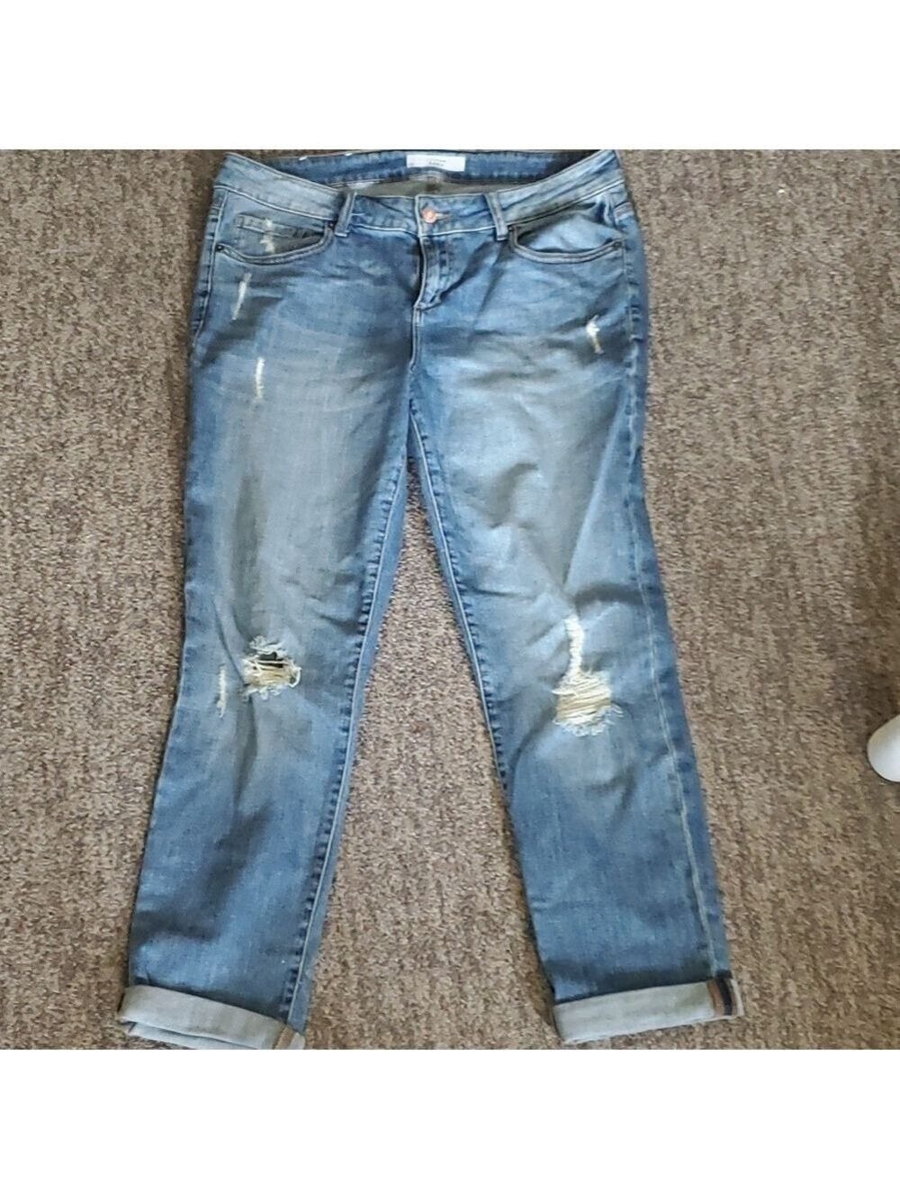 Dyndnm cara cropped jeans size 29